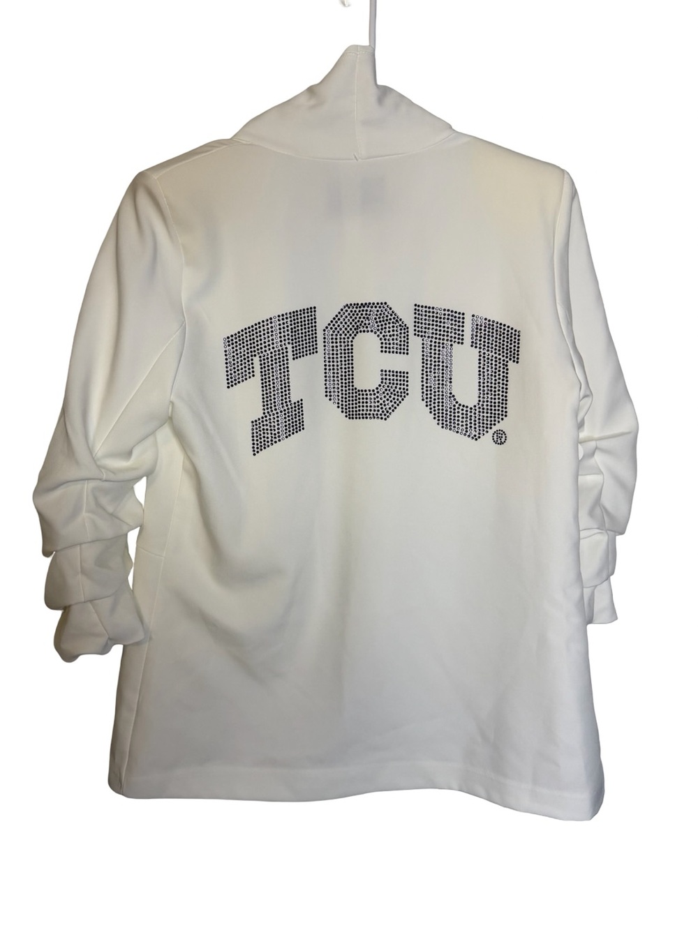 🤍🐸 Moving Forward‎ Designs TCU Rhinestone Blazer NWT Women’s Small 🤍🐸